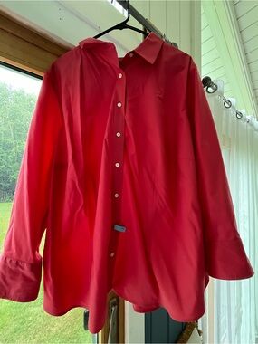 Talbots - Classic Red Women’s Button-down Shirt